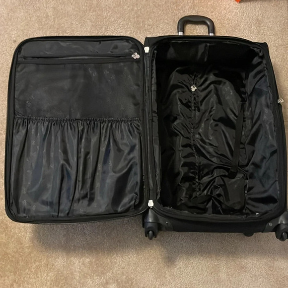 Disney Rolling Luggage - Mickey Mouse Design - Black and White - 28" - Picture 5 of 15